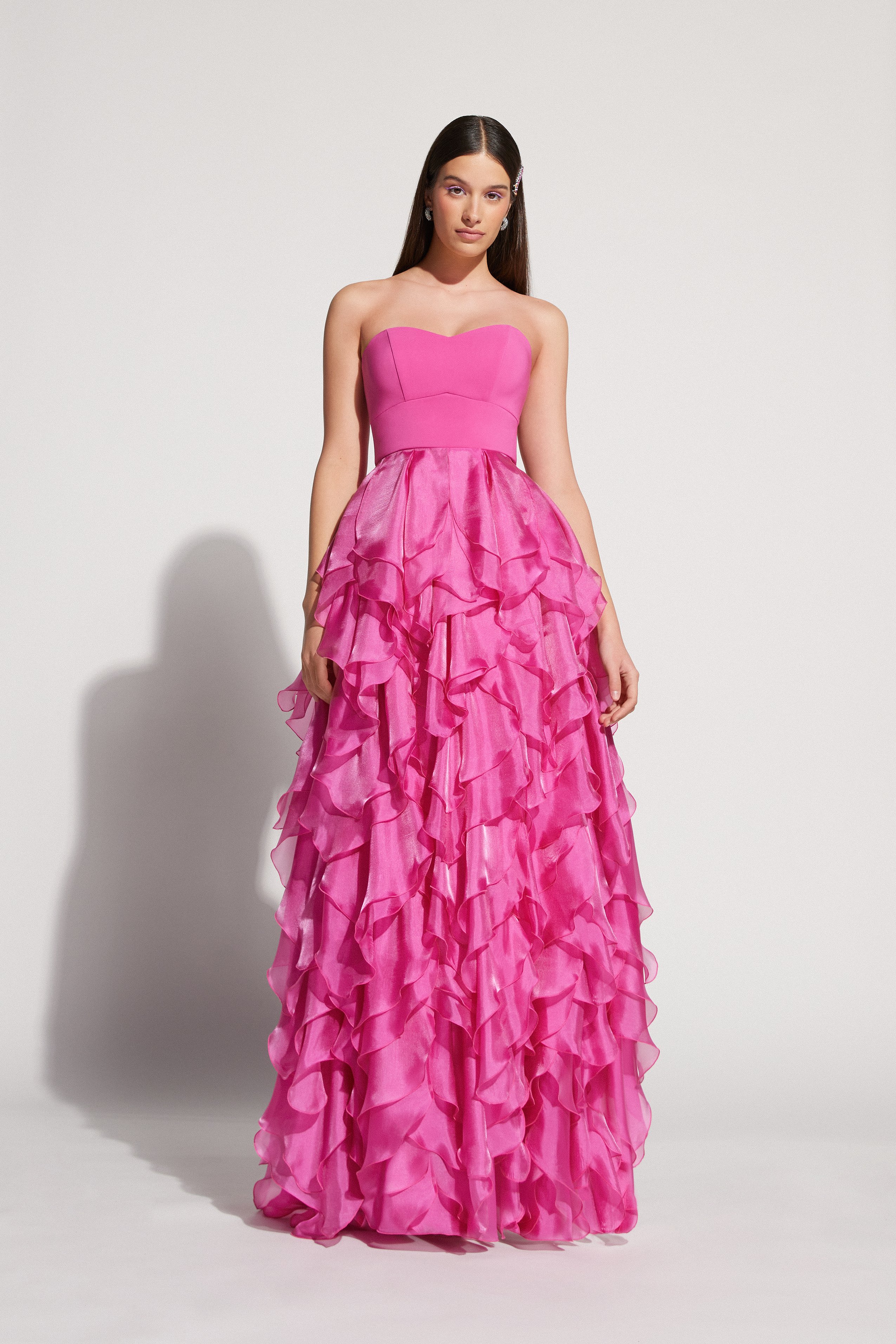 Rimini: Sweetheart Ruffle Dress | Atelier Emé